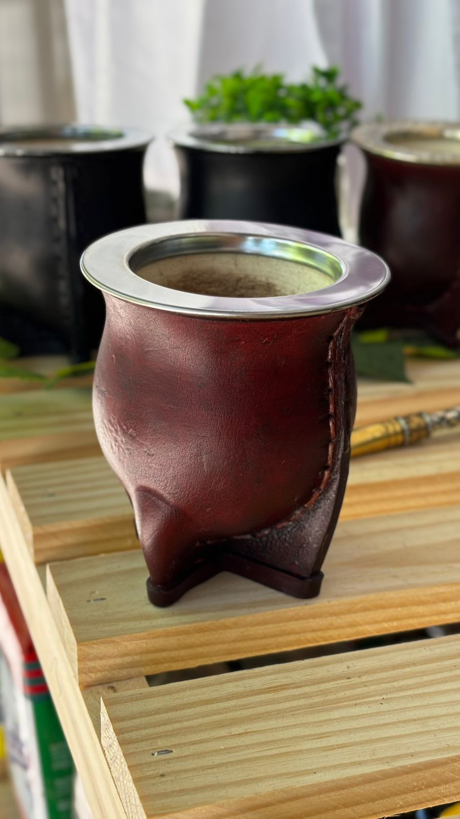 Mate algarrobo camionero liso