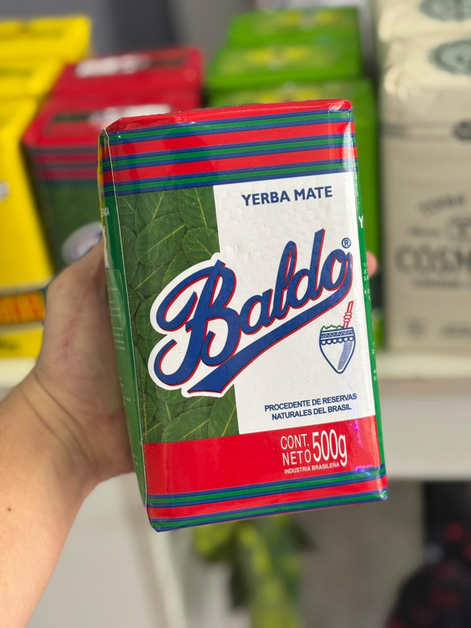 Paquete de yerba mate Baldo