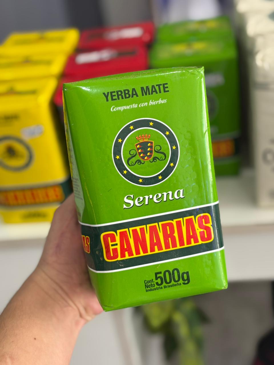 Paquete de yerba mate Canarias Serena